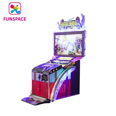 Permainan menembak arked super dengan pedal