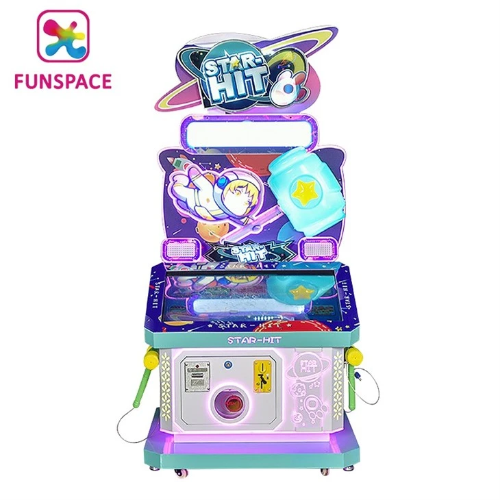 2 Player Kids Star Hit Hammer Hitting Arcade Game